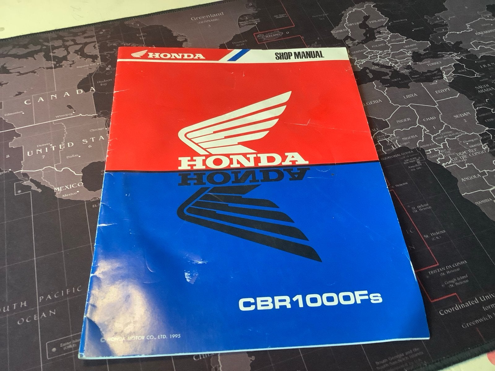Honda CBR1000F Shop Manual Addendum (1993), Motoren, Verzenden, Honda