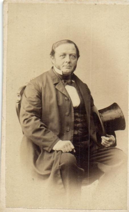 CDV - Heer met Hoed - P. Chr. Kock - Kopenhagen, Gebruikt, Verzenden, Foto, Buitenland