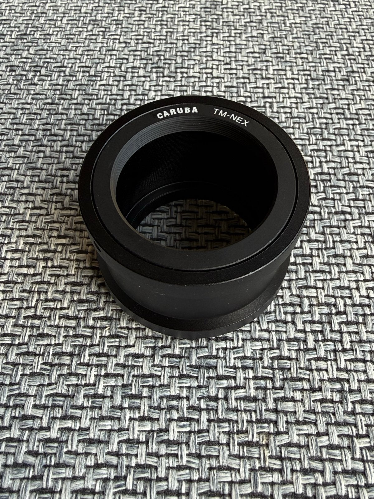 Caruba TM-NEX Lens Adapter (T-mount naar Sony E-mount), Ophalen of Verzenden, Zo goed als nieuw, Toebehoren, Handmatige focus