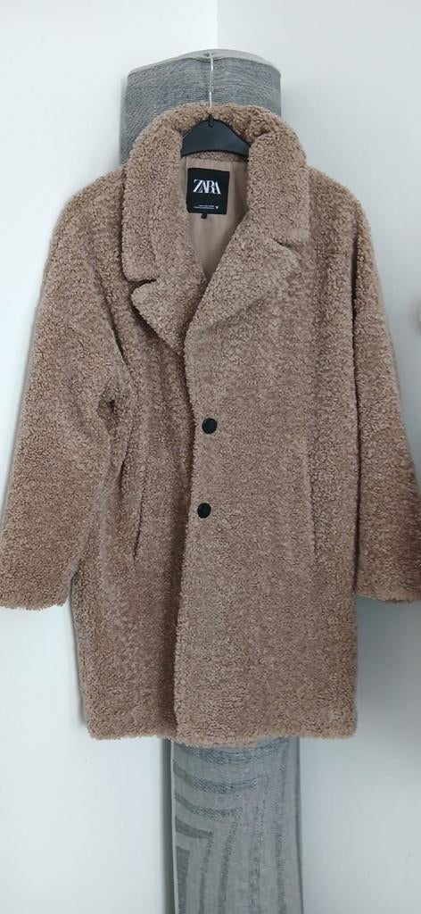 ZARA Teddy Jas - Bruin - Maat M, Bruin, Zo goed als nieuw, Ophalen, Maat 38/40 (M)