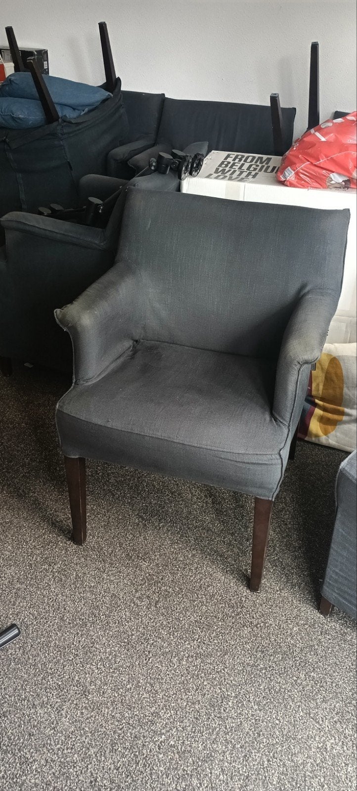 Acht Comfortabale Lintelo eetkamer stoelen- Gebruikt, Ophalen, Gebruikt, Comfortabel