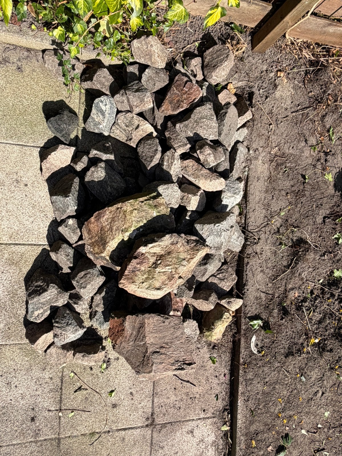 Gratis sier keien, Tuin en Terras, Ophalen, Gebruikt