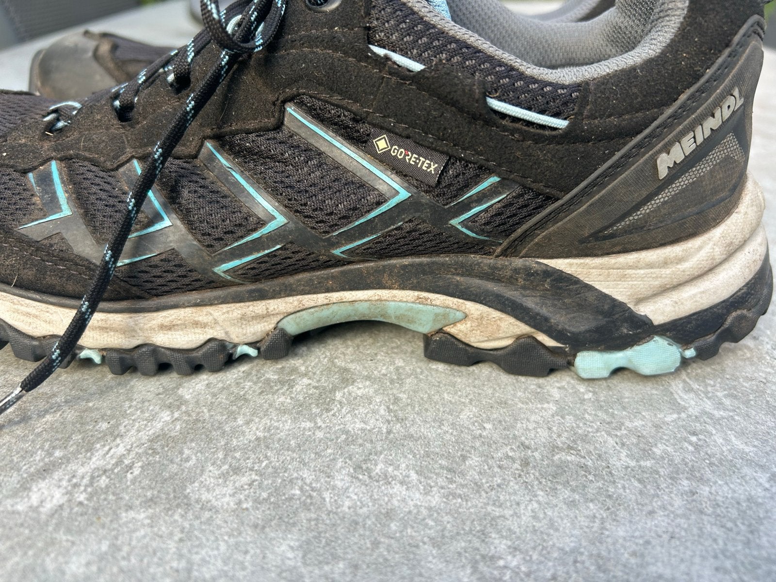 Meindl Gore-Tex wandelschoenen - UK maat 42, Ophalen of Verzenden, Gebruikt, Schoenen