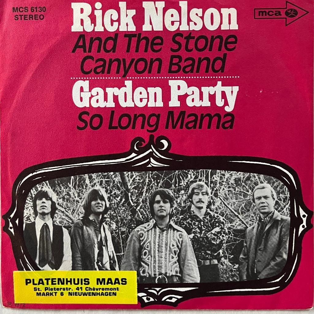 Rick Nelson & The Stone Canyon Band - Garden party, Gebruikt, 7 inch, Single, Ophalen of Verzenden