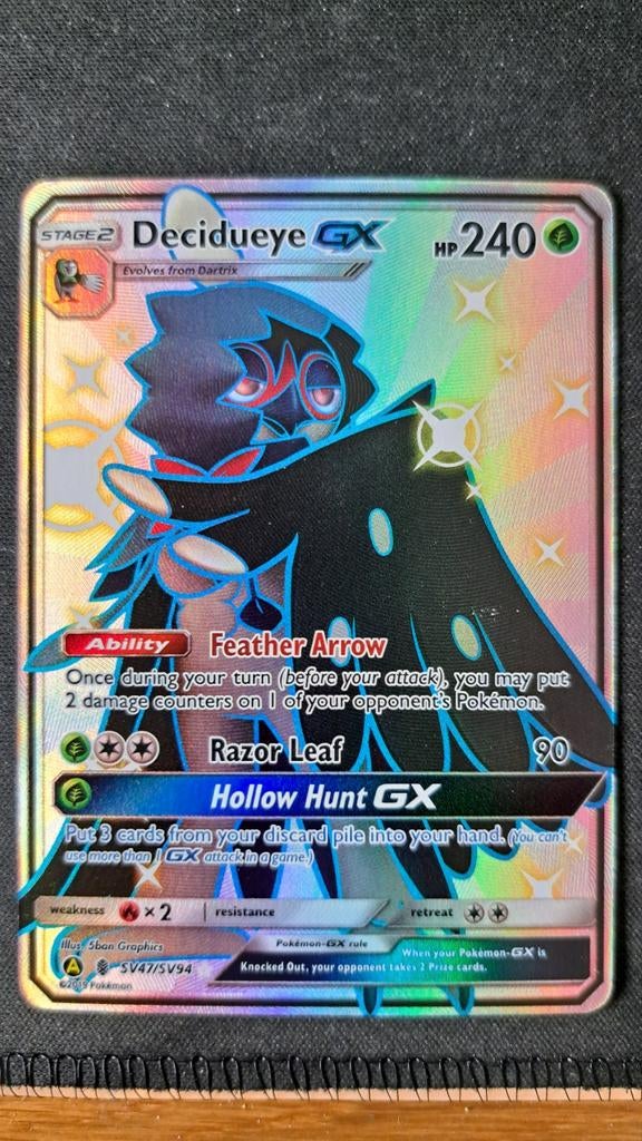 Decidueye GX Hidden Fates Shiny Vault HIF SV 47 Pokémon, Verzenden, Nieuw, Losse kaart, Foil