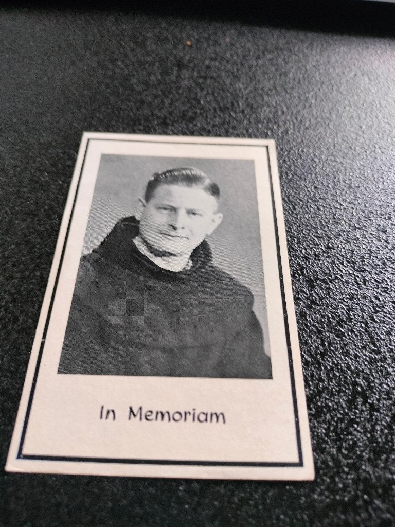Bidprentje Aalmoezenier van Schaick Nijmegen L.S.K., Verzamelen, Bidprentjes en Rouwkaarten, Ophalen of Verzenden