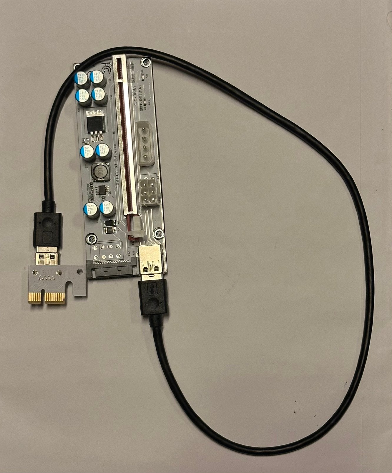 6x Nieuwe PCI-E Riser PCE164P-N08 VER010-X + kabel, Ophalen of Verzenden, Nieuw, Desktop