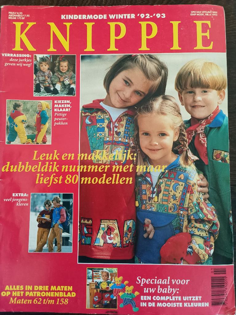 Knippie winter 1992 1993 vintage mode voor kinderen, Ophalen of Verzenden, Zo goed als nieuw, Kind, Knippie