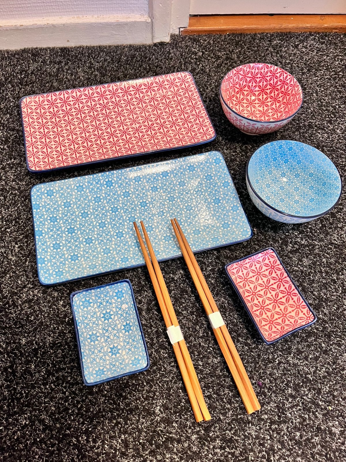 Set voor Sushi !, Ophalen, Nieuw, Steen/keramiek, Overige merken
