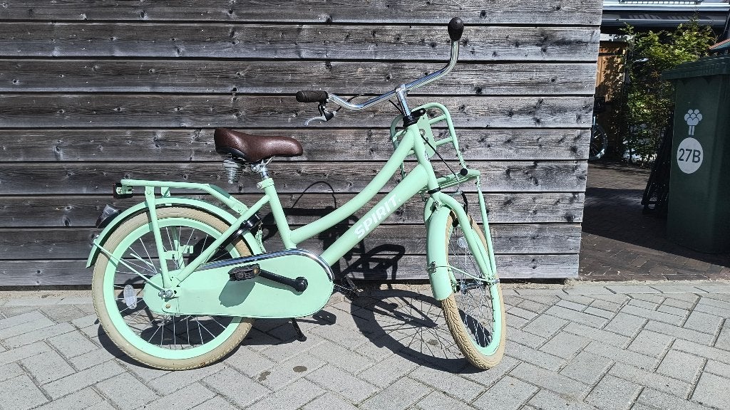 Leuke mintgroene meisjesfiets – 20 inch, Fietsen en Brommers, Ophalen, Terugtraprem, Gebruikt, Handrem