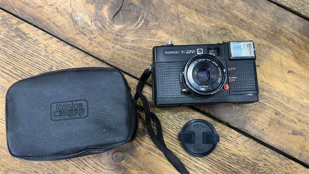 Analoge camera konica c35, Audio, Tv en Foto, Ophalen of Verzenden, Zo goed als nieuw, Compact, Overige Merken