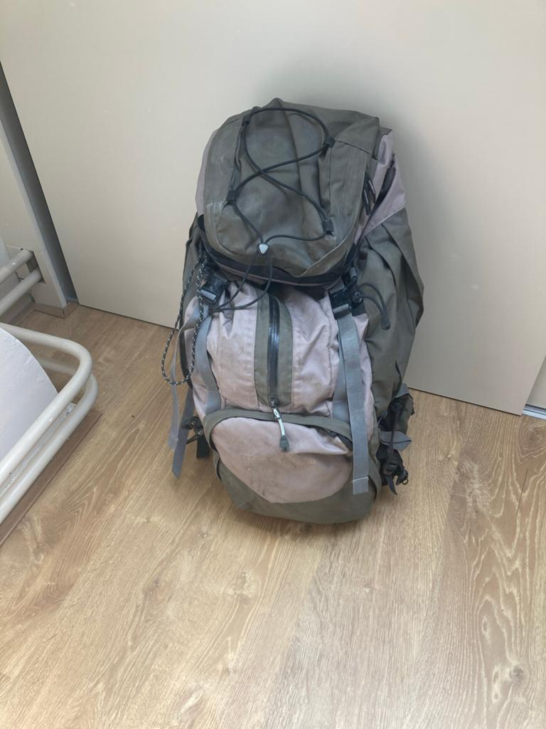 Decathlon Quechua Forclaz Symbium acces backpack, Ophalen, 30 cm of meer, Gebruikt, Beige