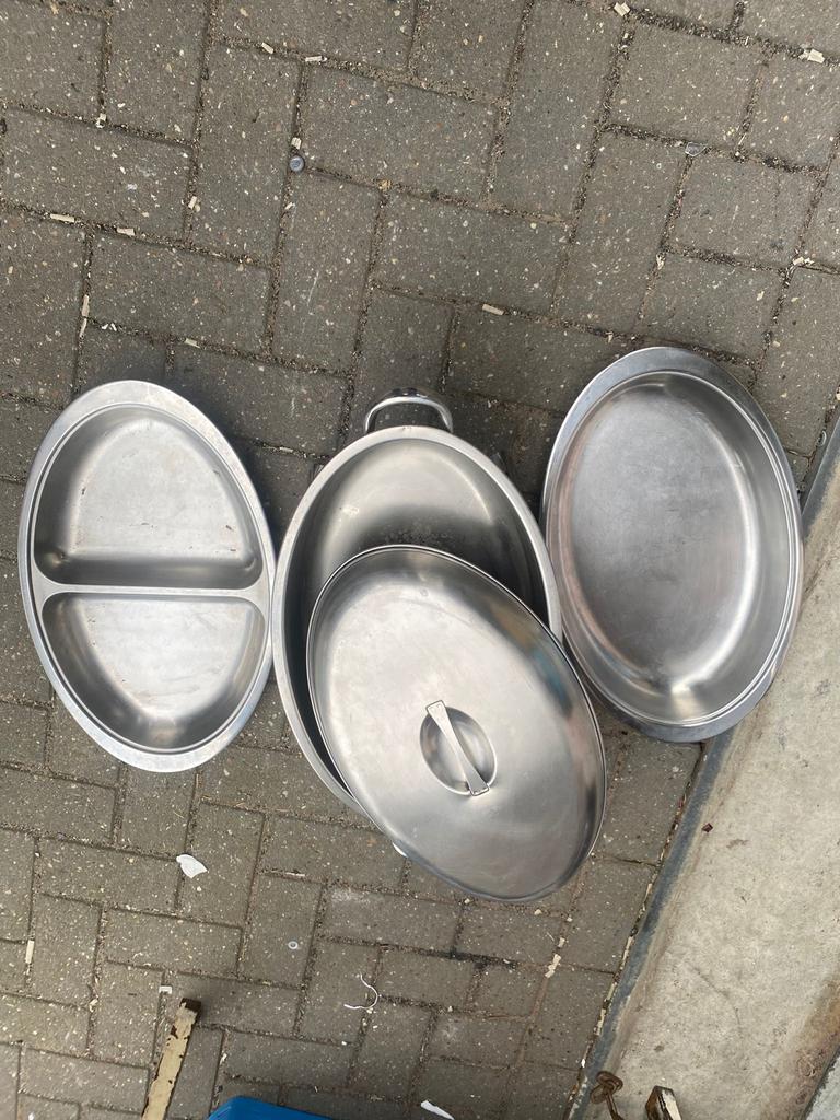 Sunnex RVS Horeca Chafing Dish Warmhoudbak Ovaal, Ophalen of Verzenden