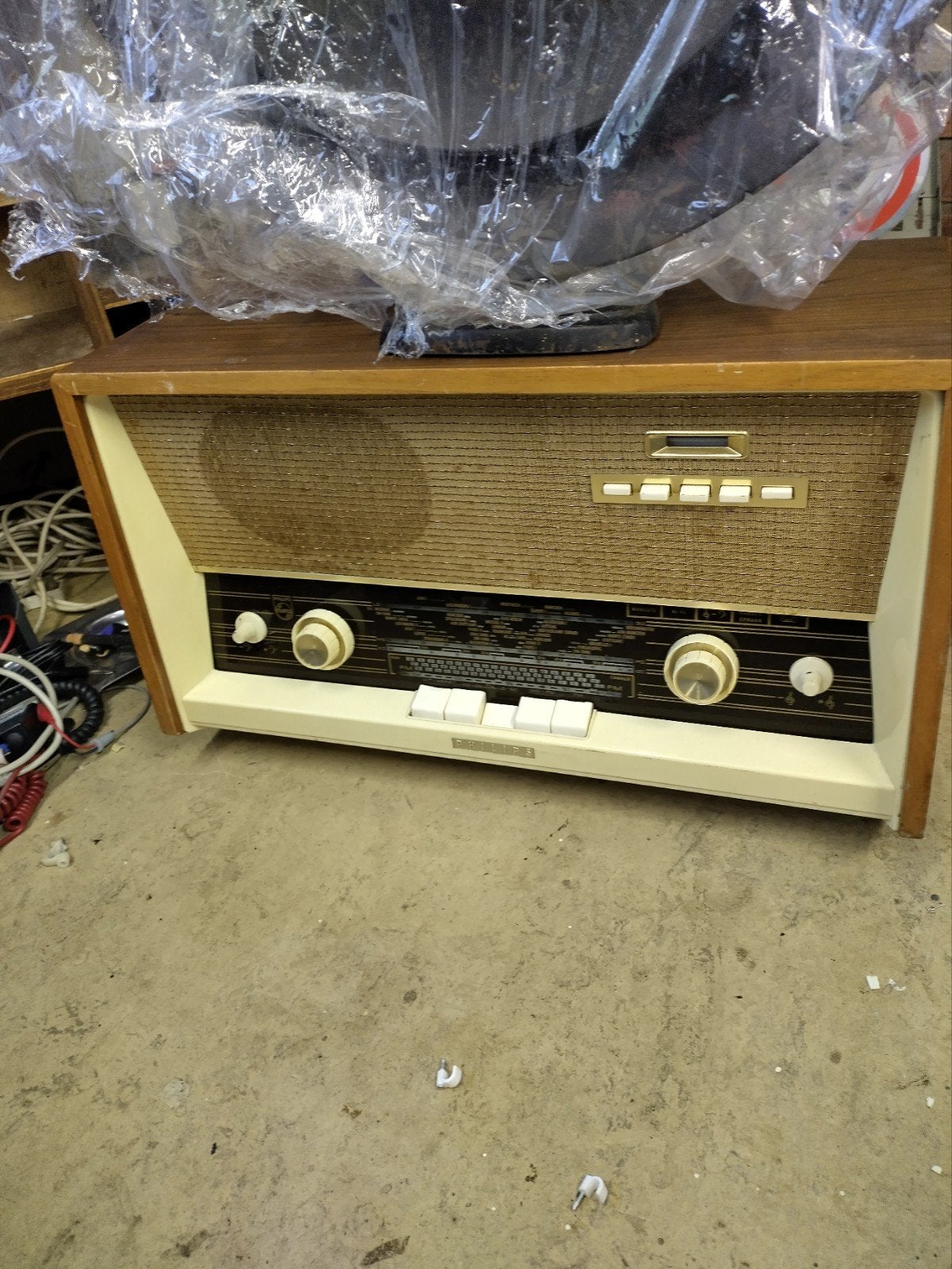 Philips buizen radio vintage, Ophalen