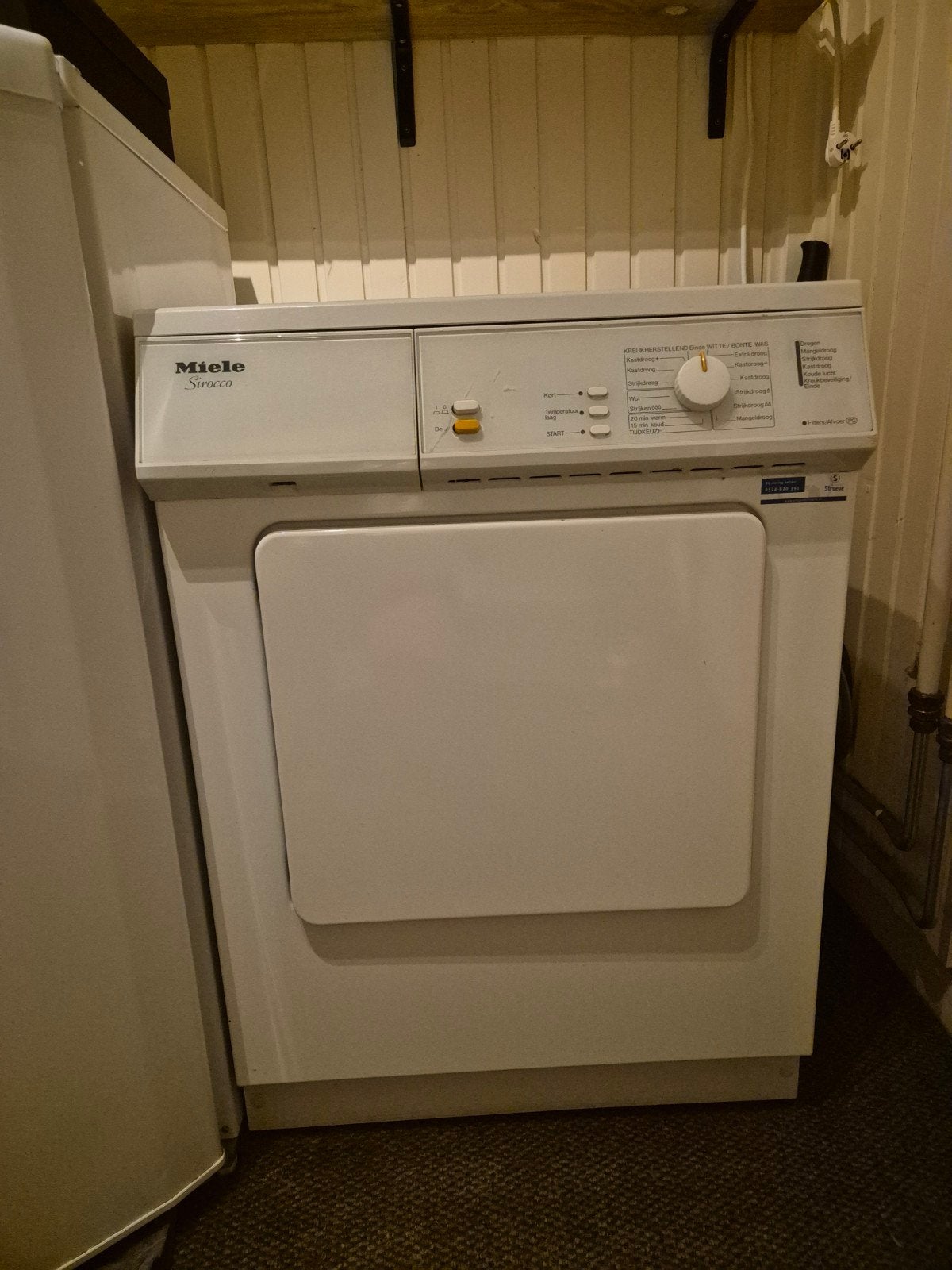 Miele Scirocco wasdroger - Gebruikt, goede staat, Ophalen, 6 tot 8 kg, Gebruikt, Luchtafvoer