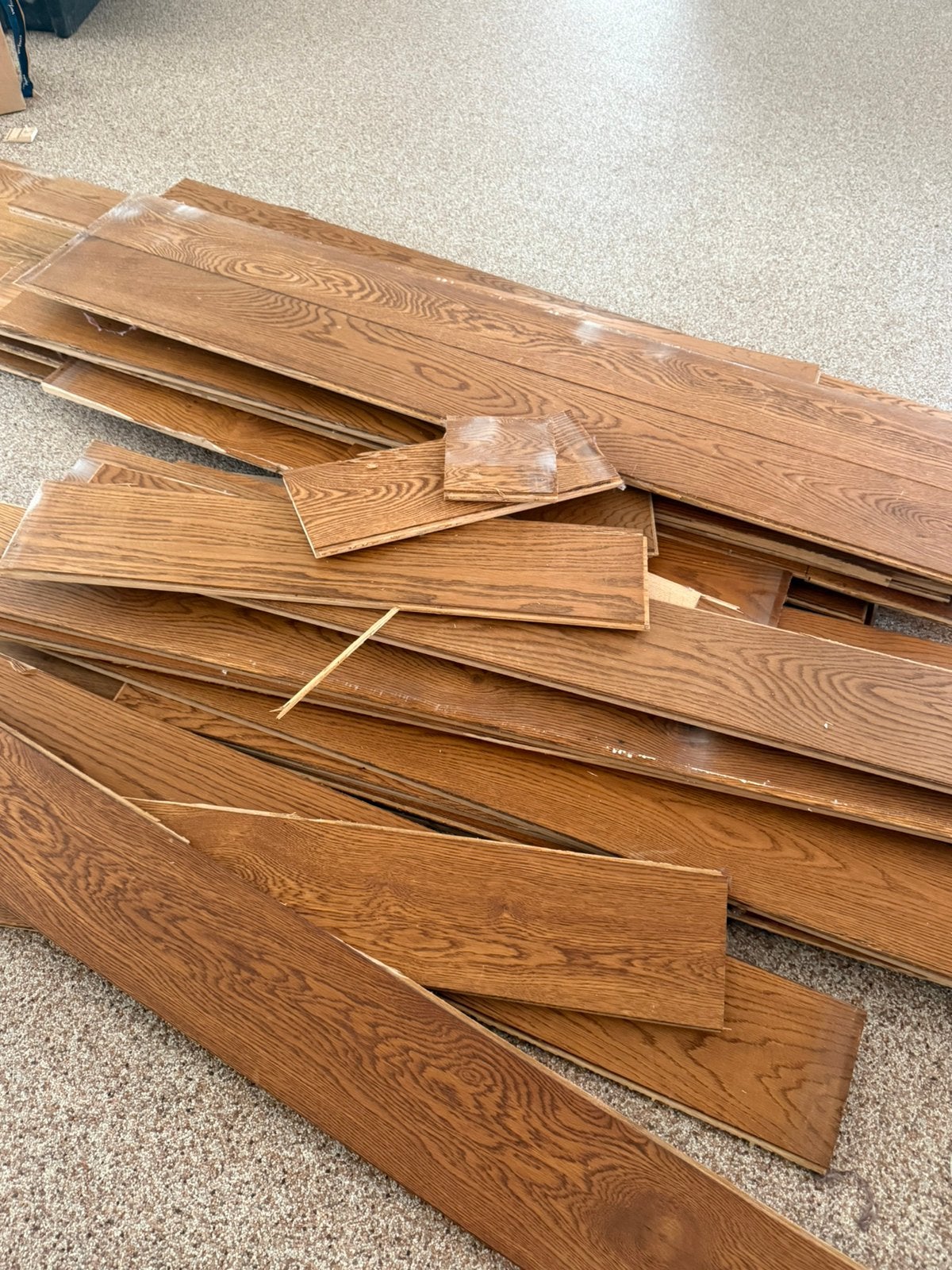 Gratis afhalen, houten vloer (voor brandhout), Ophalen, 50 tot 150 cm, Zo goed als nieuw, 10 m² of meer