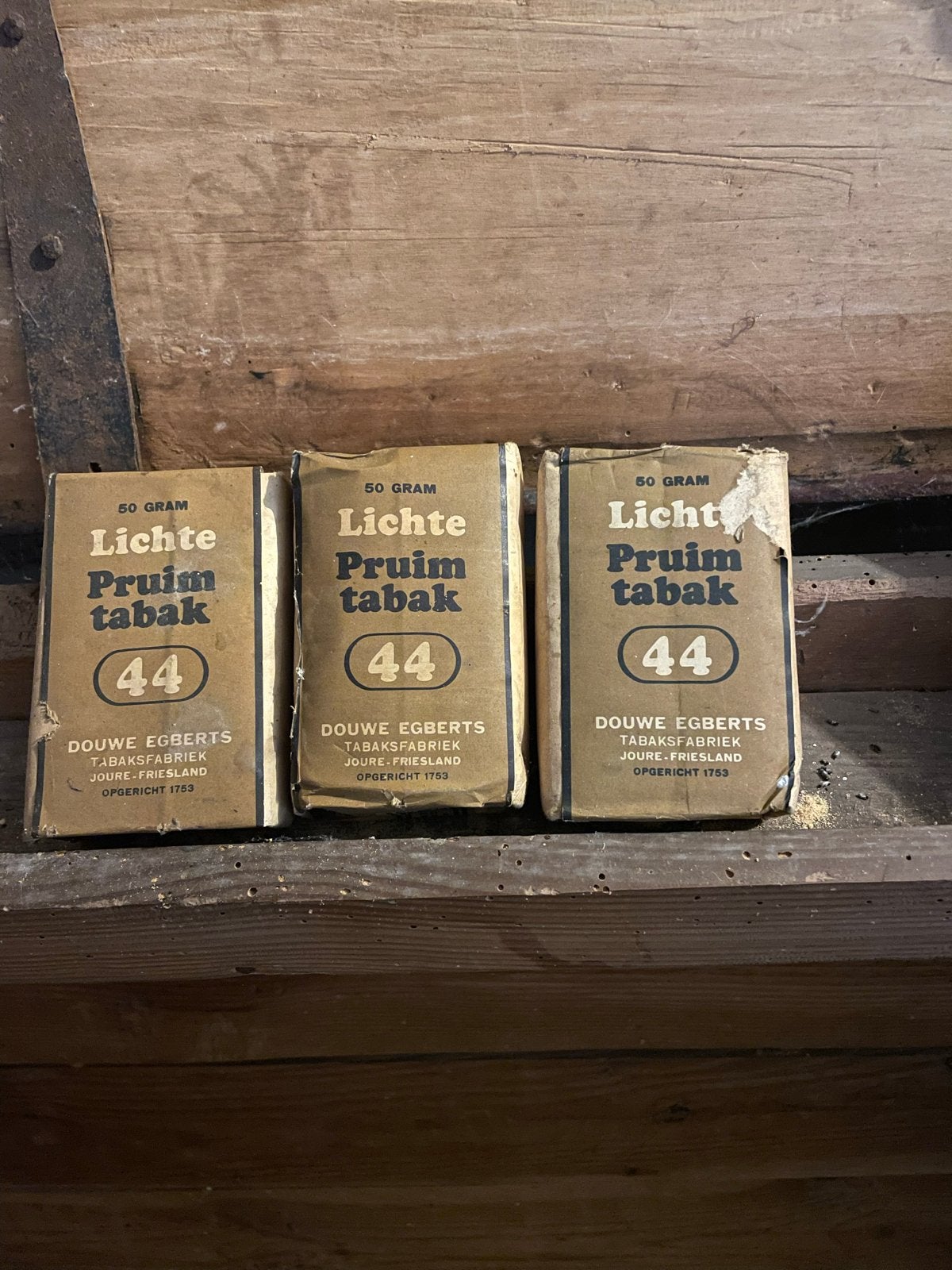 Vintage Douwe Egberts Pruimtabak en Shagtabak Verpakkingen, Verzamelen, Ophalen, Gebruikt, Tabaksdoos of Verpakking