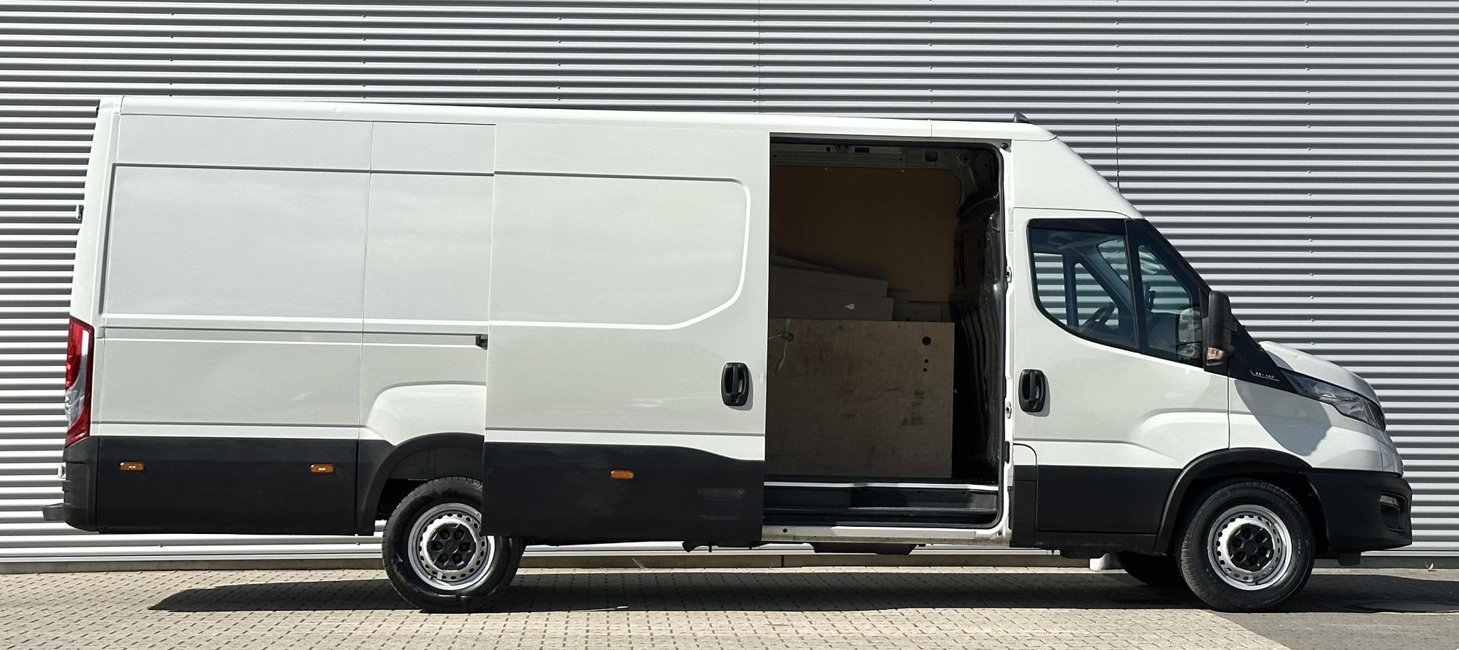 Iveco Daily 35S14V 2.3 410L L4 H2 SUPER LANG, Auto's, Gebruikt, Euro 6, Iveco, Wit