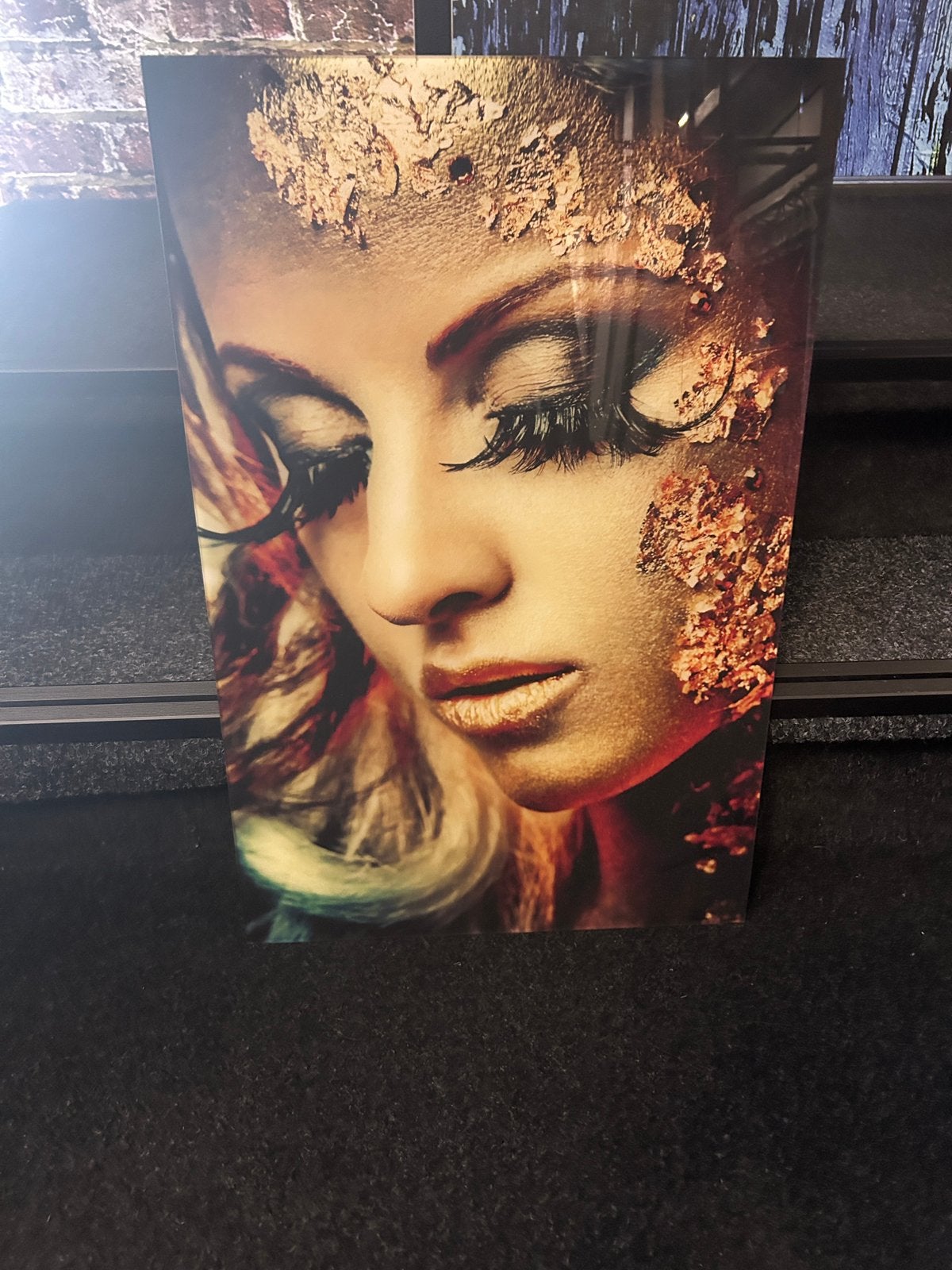 Plexiglas plaat ‘mooie dame’, Ophalen, 50 – 75, Minder dan 50 cm, Overige typen