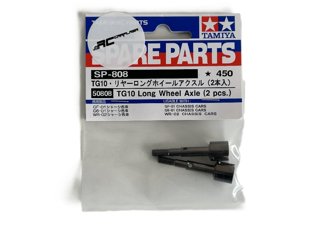 Tamiya 50808 RC TG10 Rear Wheel Axle TA01 TL01 TT01R 1/10, Ophalen of Verzenden, Nieuw, Onderdeel