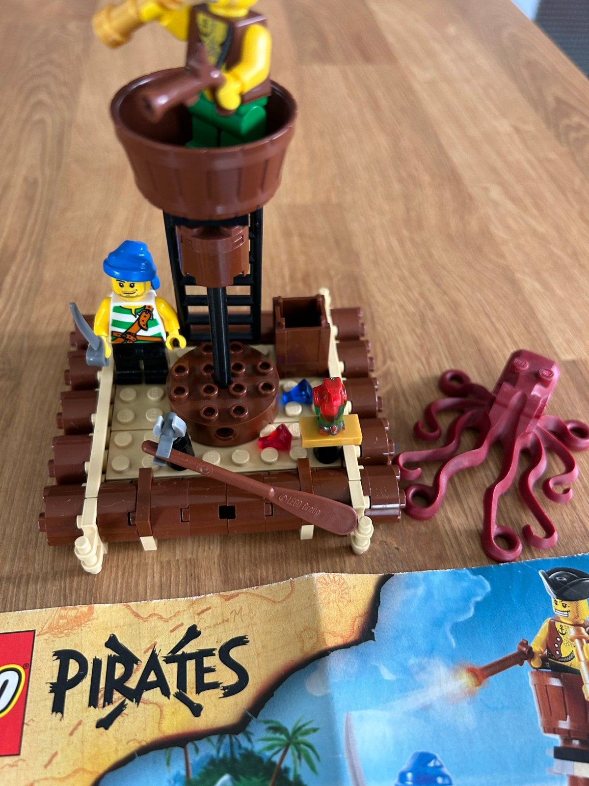 Lego Pirates 6240 - Raft Raiders met instructieboekje, Gebruikt, Lego, Compleet, Complete set