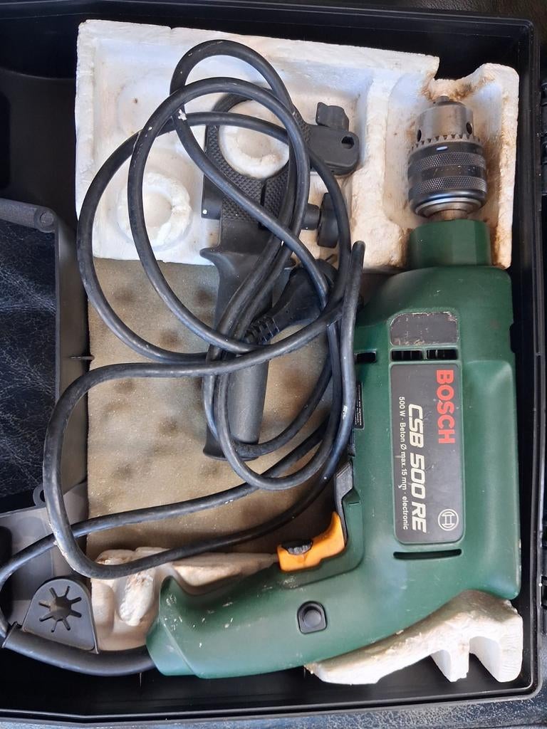 Bosch klopboormachine 500 W, Doe-het-zelf en Verbouw, Gereedschap | Boormachines, Gebruikt, Klopboormechanisme, 400 tot 600 watt