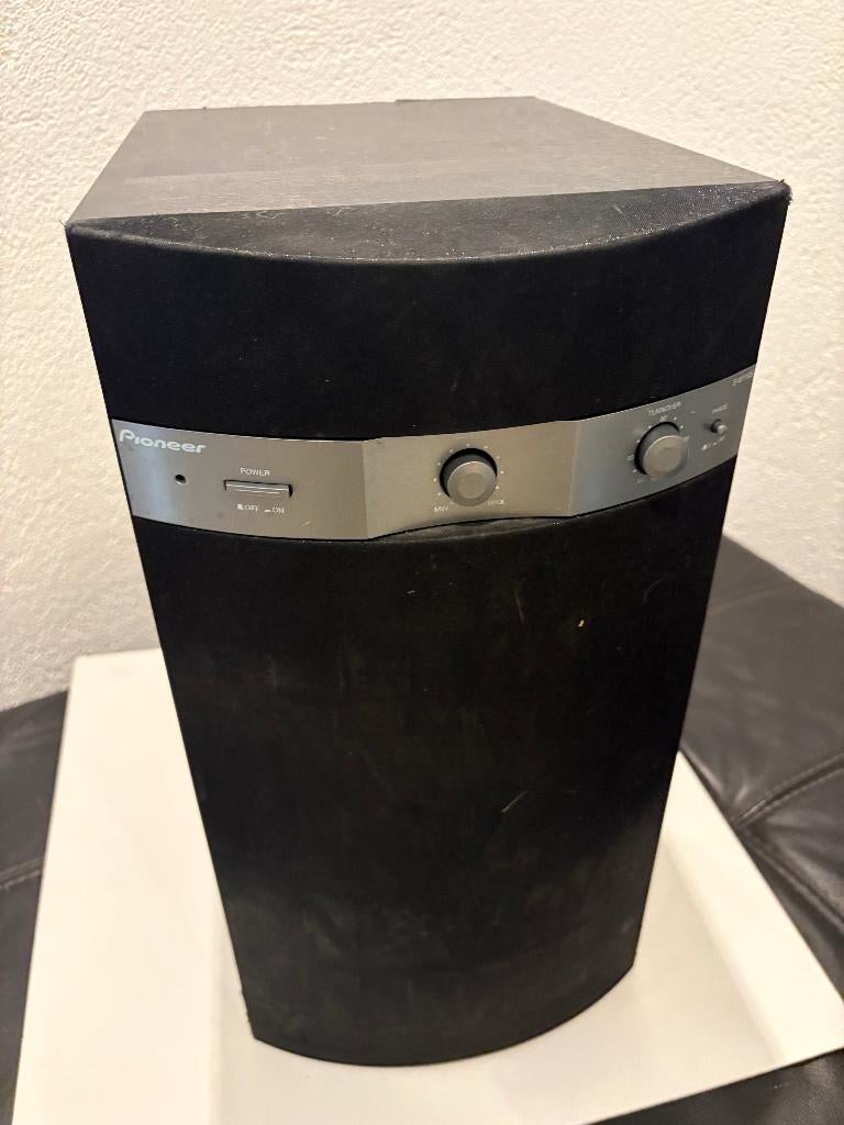 Krachtige Pioneer S-W110S Actieve Subwoofer, Gebruikt, Subwoofer, 120 watt of meer, Ophalen
