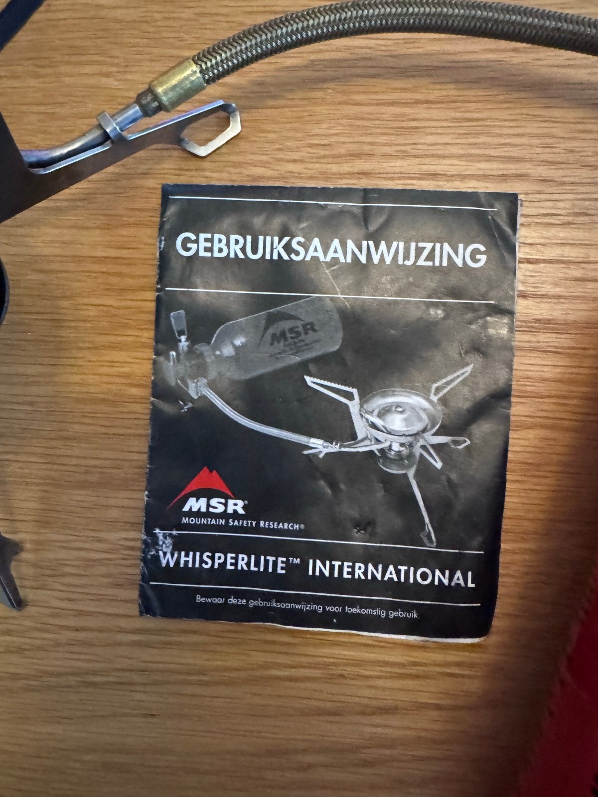 MSR Whisperlite International Brandstofbrander, Ophalen, Gebruikt