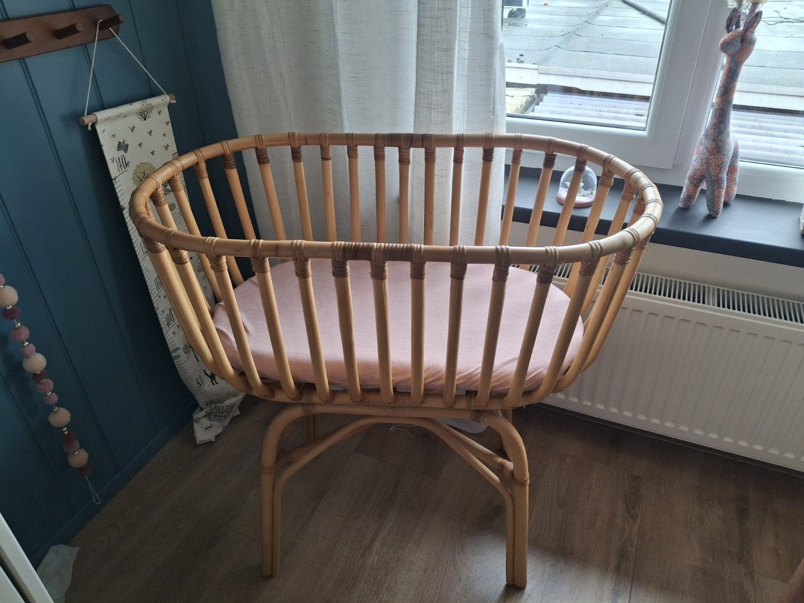 Rotan wieg, Ophalen, Zo goed als nieuw, Wieg