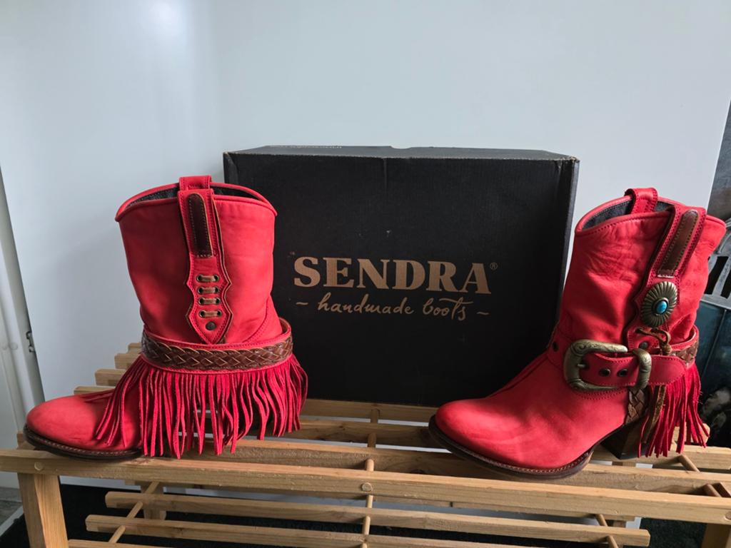 Nieuwe rode sendra laarzen, Sendra, Lage of Enkellaarzen, Nieuw, Ophalen of Verzenden