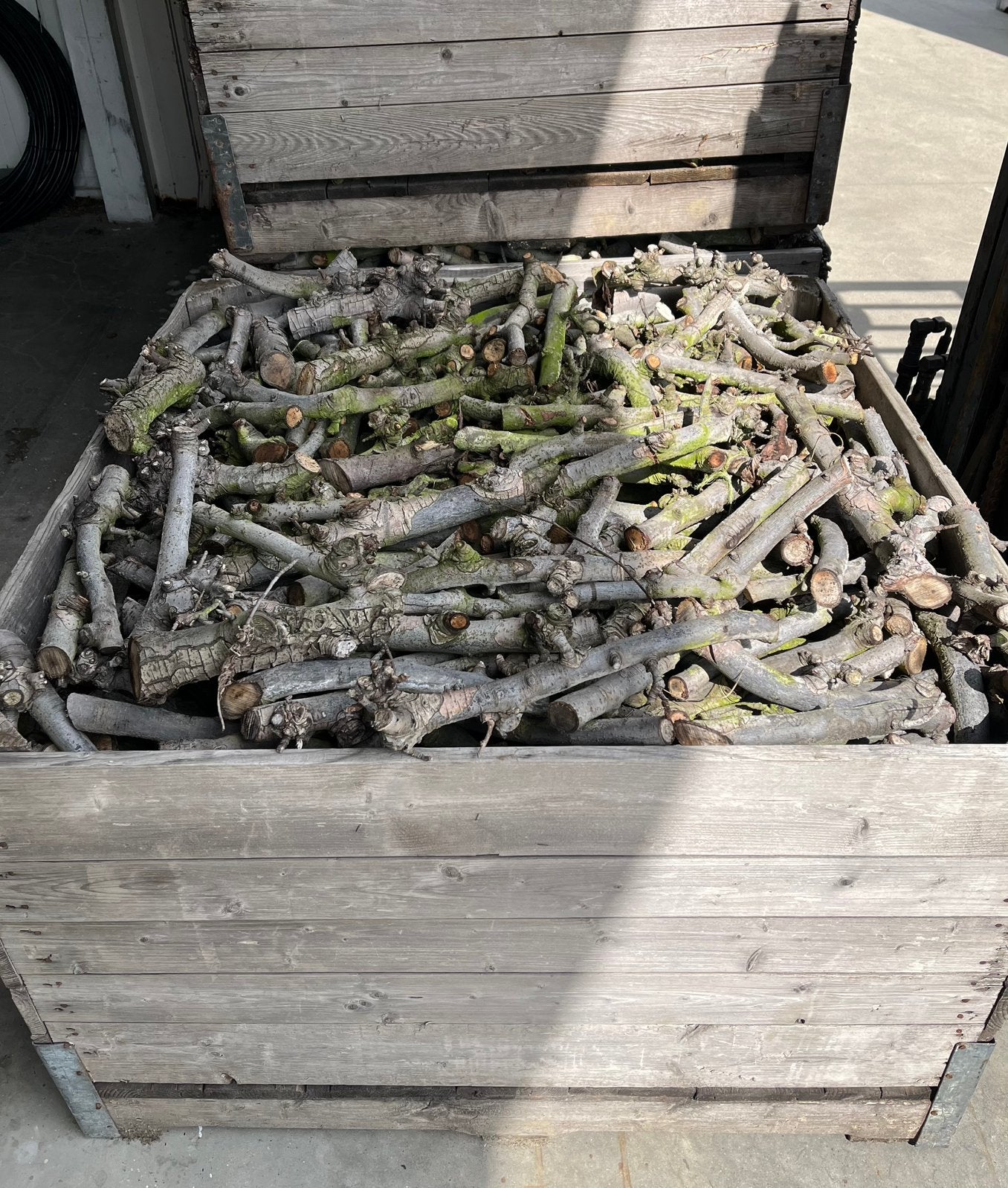 Kist openhaardhout haardhout perenhout, Minder dan 3 m³, Ophalen
