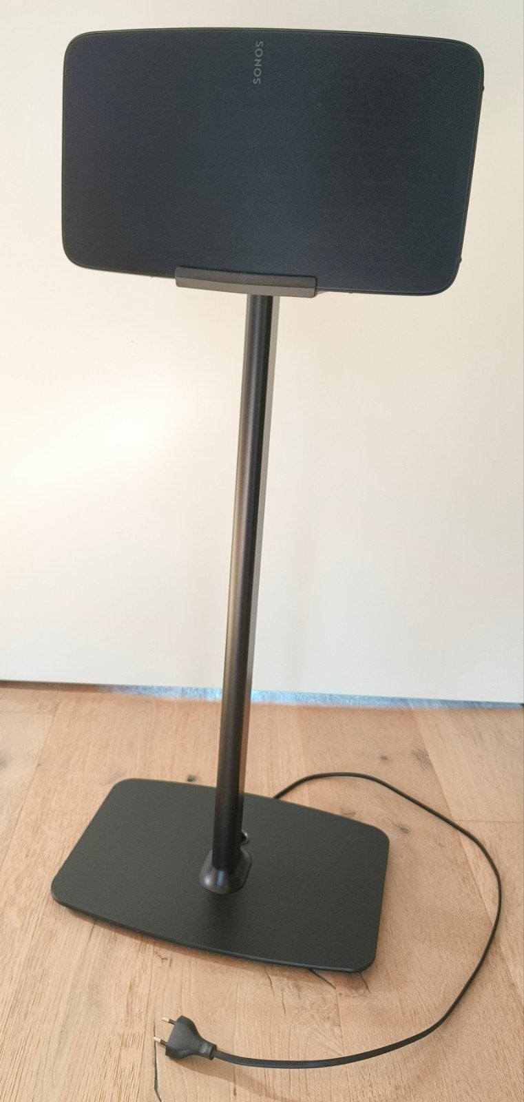 Sonos Five met Flexson vloer- en tafelstandaard, Slimme speaker, Ophalen of Verzenden, Zo goed als nieuw, Inclusief standaarden