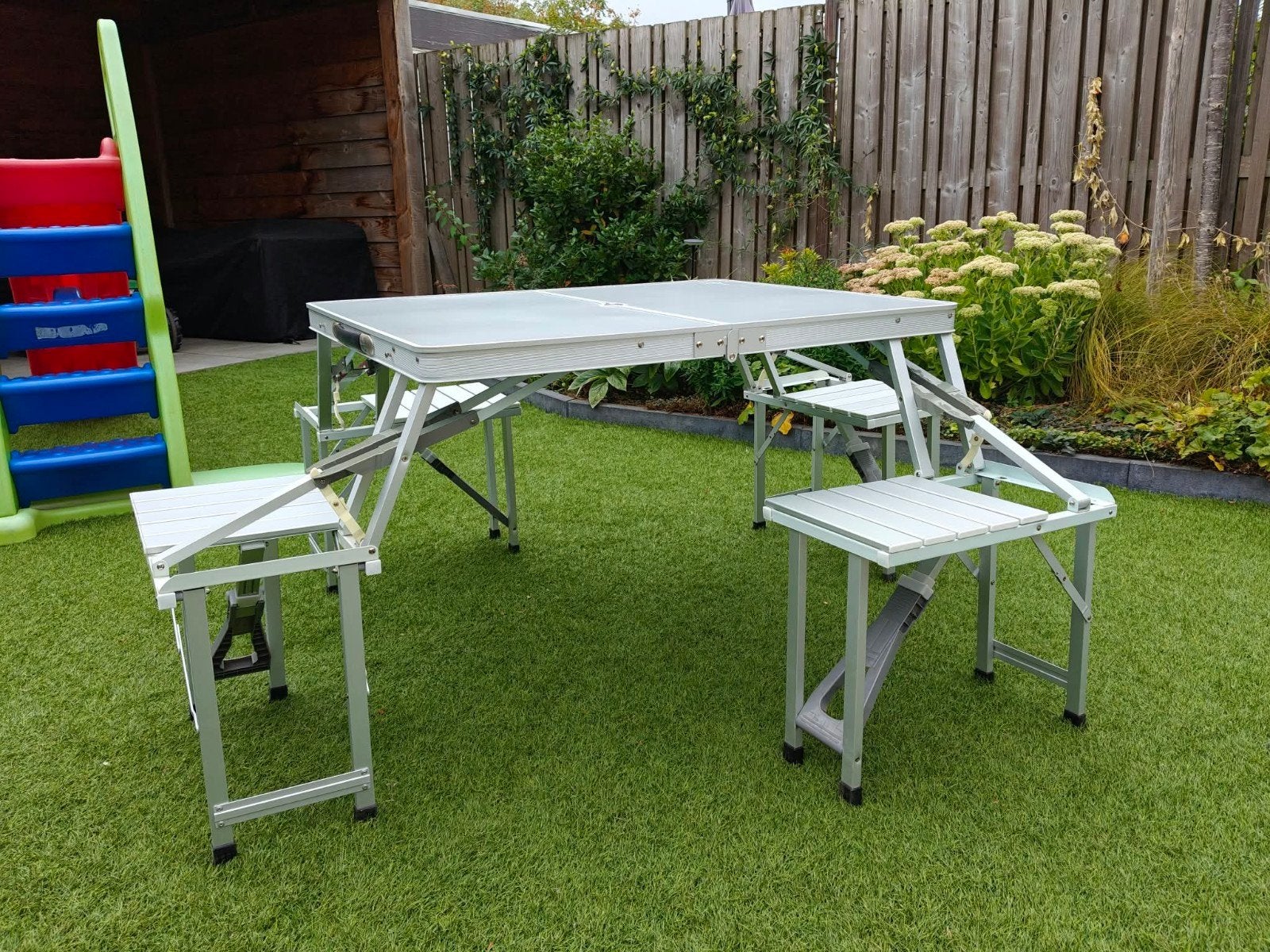 Bo-Camp Picknicktafel - Inklapbaar en Compact, Caravans en Kamperen, Ophalen