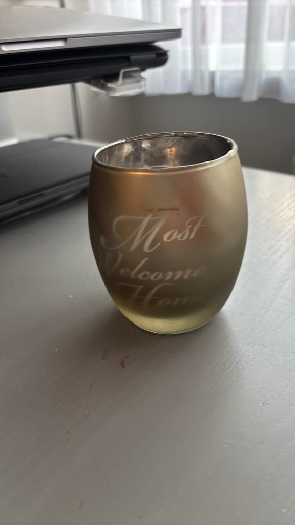 Most welcome home - glazenpotje, Ophalen, Overige materialen, Gebruikt, Overige kleuren
