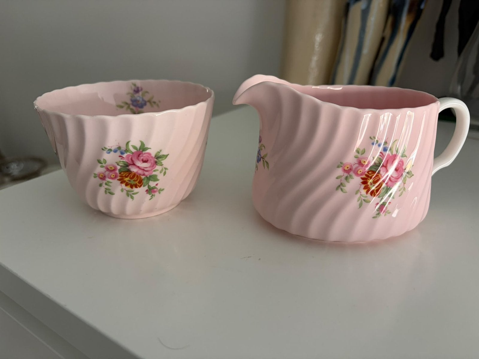 Prachtig roomstel Minton porselein, Overige typen, Ophalen of Verzenden, Zo goed als nieuw, Overige stijlen