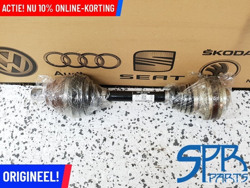 GOLF 7 VII GTD A3 Aandrijfas LINKS 5Q0407271AQ 5Q0 407 271AQ