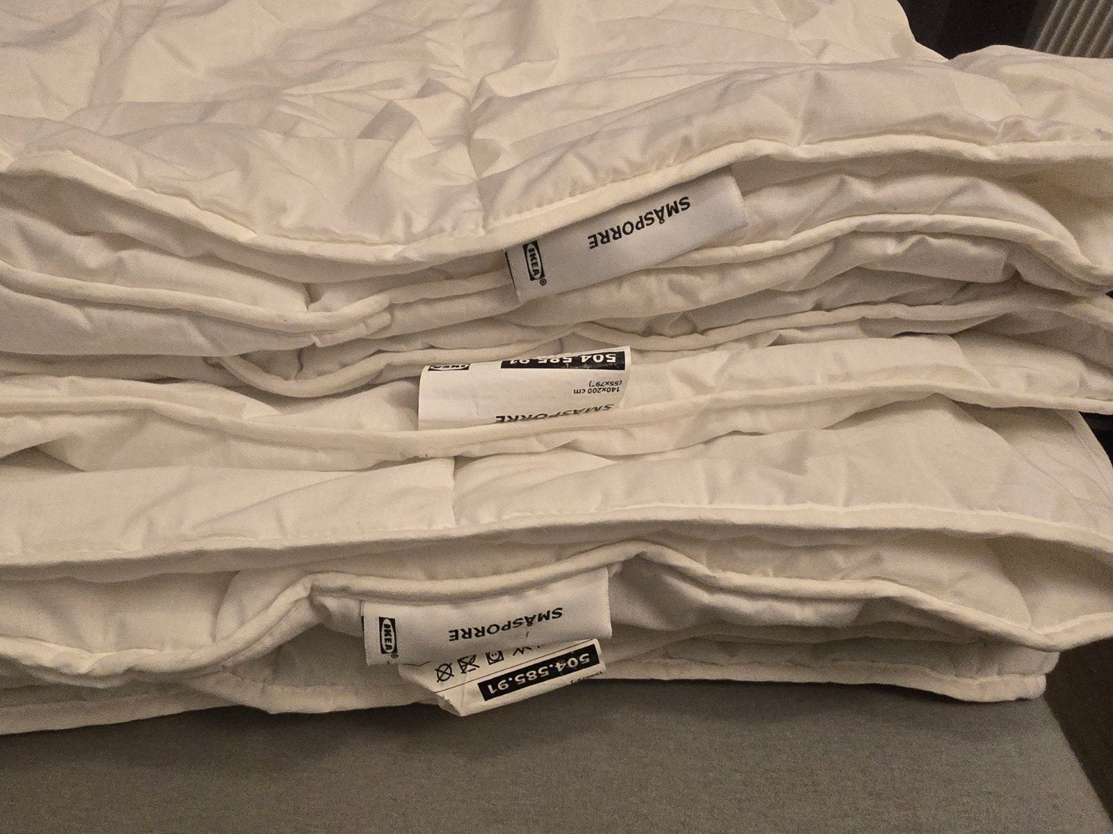 4 seizoenen dekbed / two layer duvet 140 x 200, Ophalen, Eenpersoons, Wit, Deken of Dekbed