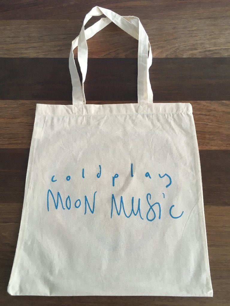 Promo Coldplay Moon Music Tassie ToteBag NIEUW, Cd's en Dvd's, Pop, Overige formaten, Promo, Ophalen of Verzenden