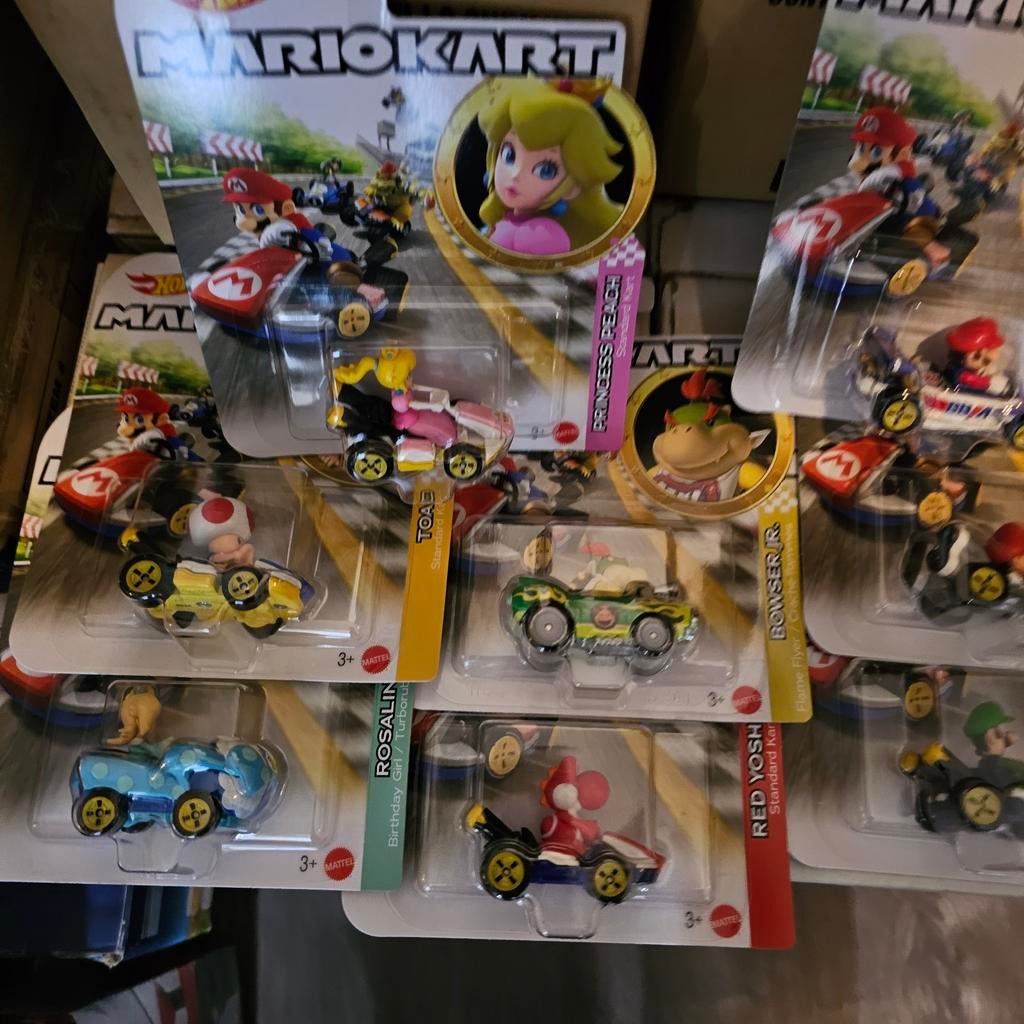 Hot Wheels Mario Kart - Diverse karakters beschikbaar, Nieuw, Ophalen of Verzenden, Service.nl@mattel.com, Mattel