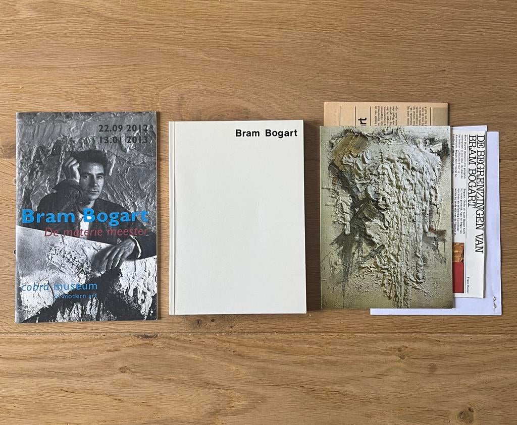twee catalogi Bram Bogart, Ophalen of Verzenden, Zo goed als nieuw