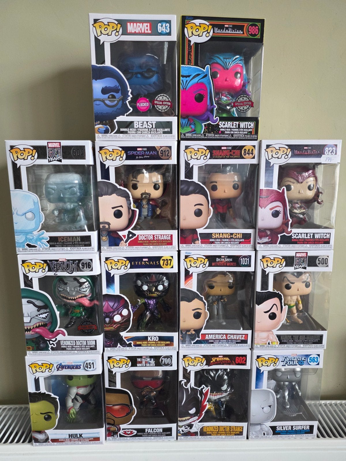 Grote collectie Funko Pop! Marvel figuren, Ophalen, Nieuw