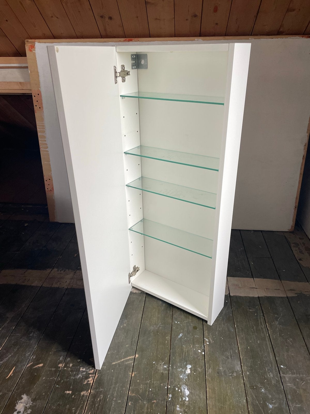 IKEA GODMORGON badkamerkast met glazen planken, Ophalen, Gebruikt