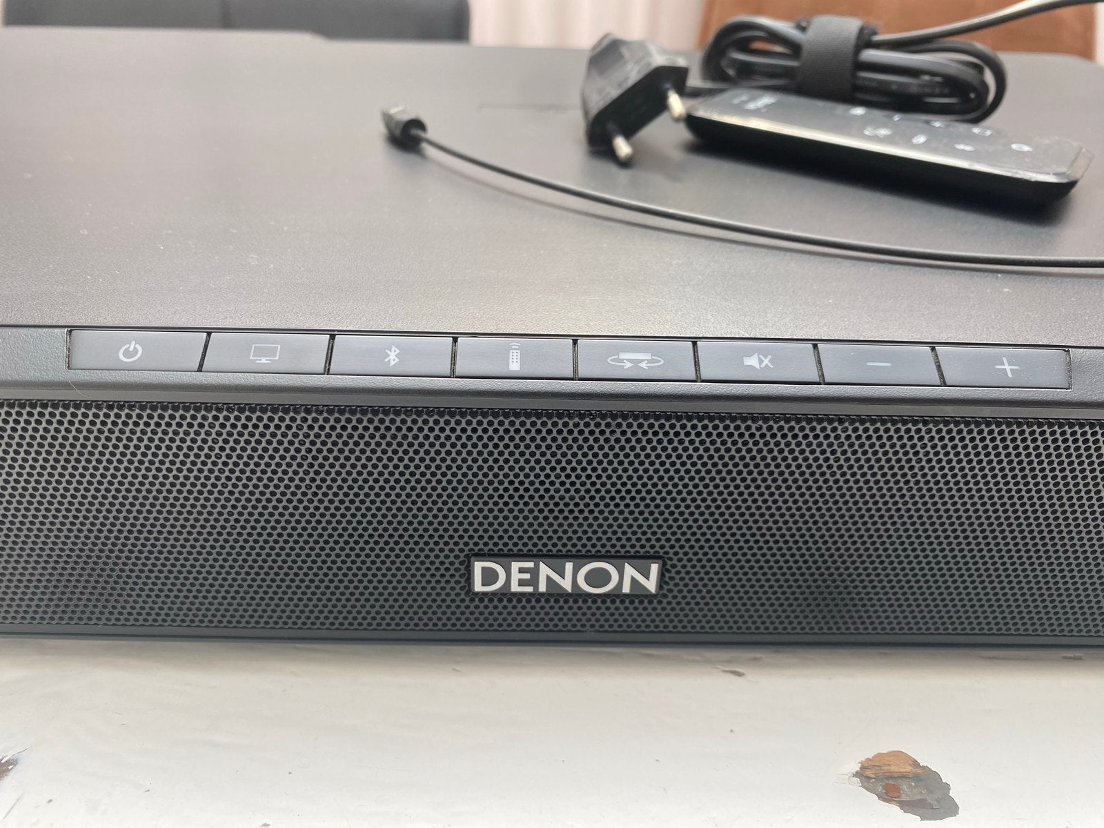 Soundplate Denon DHT-T110 TV Speaker Base met Bluetooth, Ophalen of Verzenden, Bluetooth, Gebruikt