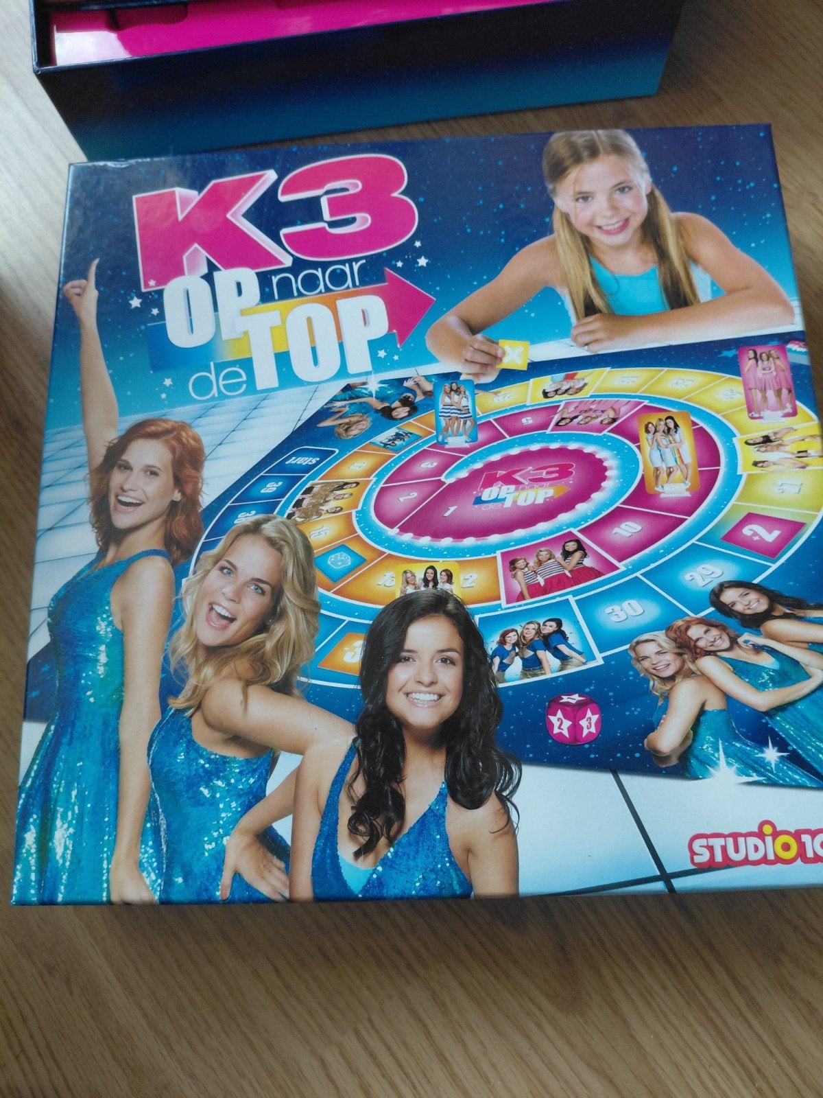 K3 Op naar de Top bordspel - Compleet en in goede staat, Drie of vier spelers, Ophalen, Gebruikt, Studio 100
