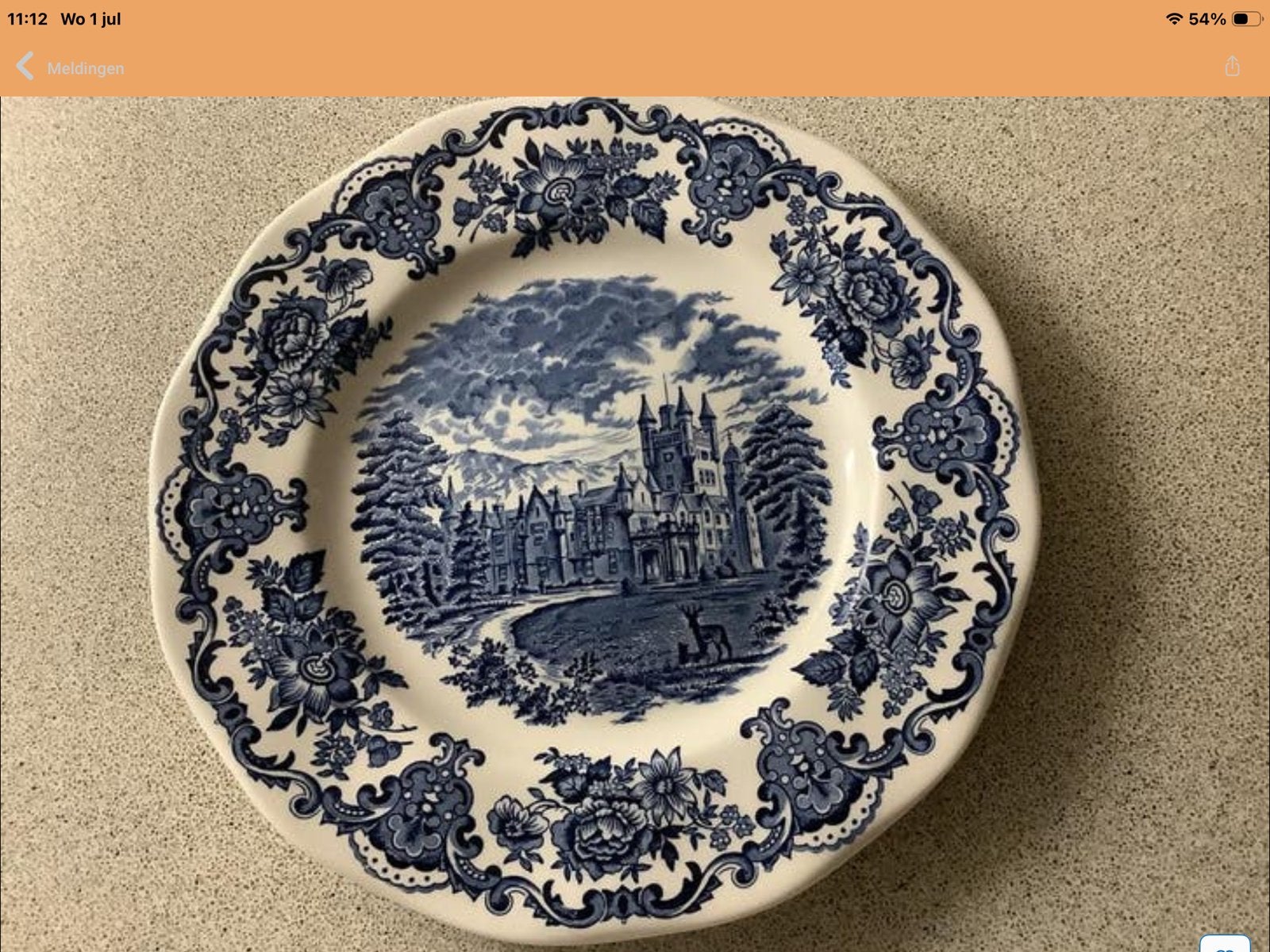 Vintage Wedgwood Enoch Tunstall schaal/bord, Verzenden