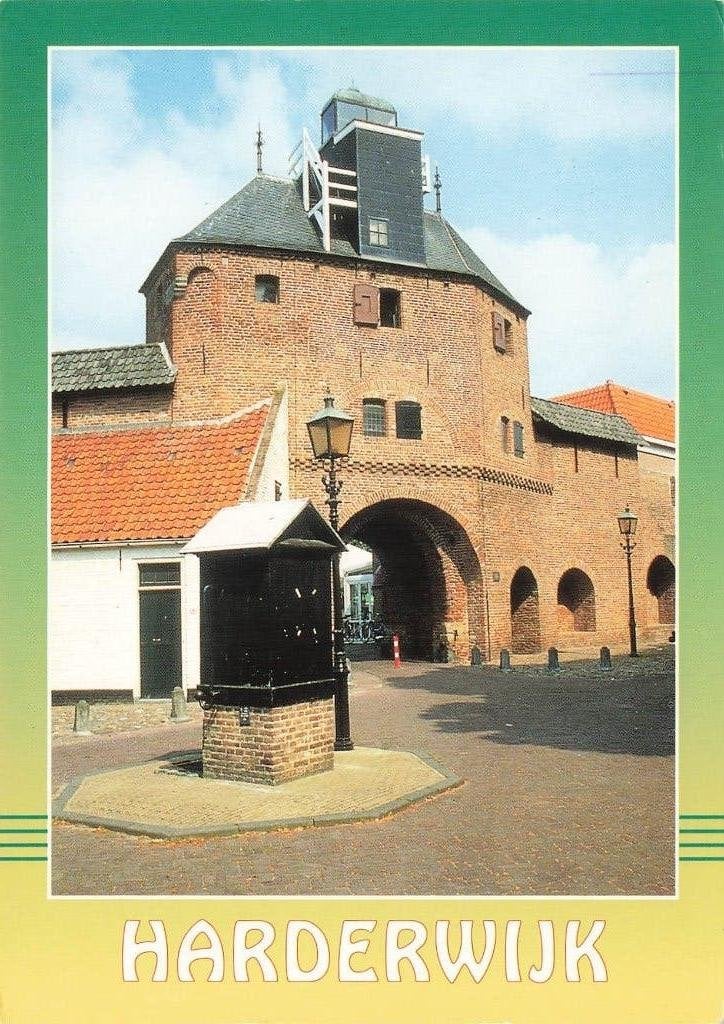Harderwijk, de Vispoort, Ophalen of Verzenden, 1980 tot heden, Gelopen, Gelderland