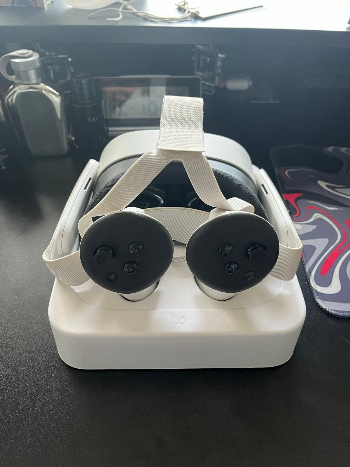 Meta Quest 3S 128 GB VR-bril met bon en lader, Ophalen, Zo goed als nieuw, VR-bril, Overige platformen