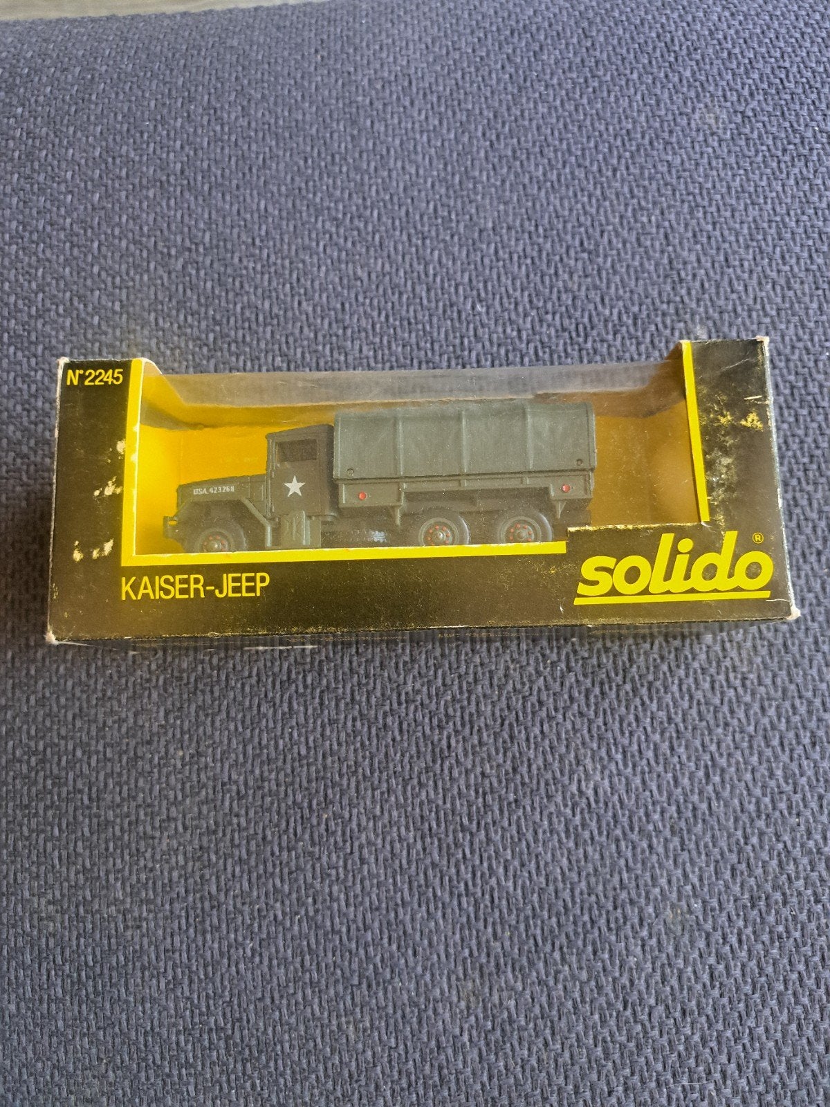 solido model militair kaiser-jeep, Solido, Gebruikt, Auto, Frankrijk