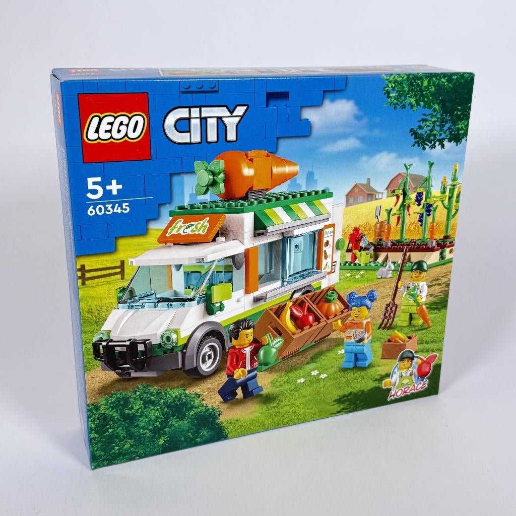 LEGO City 60345 Boerenmarkt Bus – Nieuw, Kinderen en Baby's, Speelgoed | Duplo en Lego, City, Lego, Nieuw, Ophalen of Verzenden
