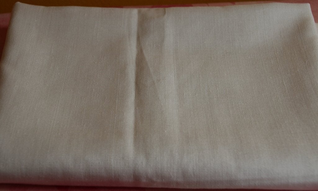 Linnen stof, Hobby en Vrije tijd, Wit, Ophalen of Verzenden, 30 tot 120 cm, Linnen
